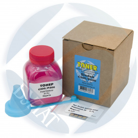 Заправочный комплект Sindoh C300/P300 P300T6KM-W тонер/чип Magenta (6.7k) БУЛАТ