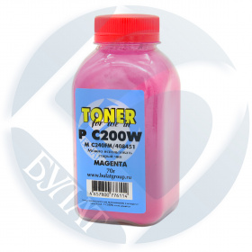 Тонер Ricoh P C200W банка 70г Magenta БУЛАТ